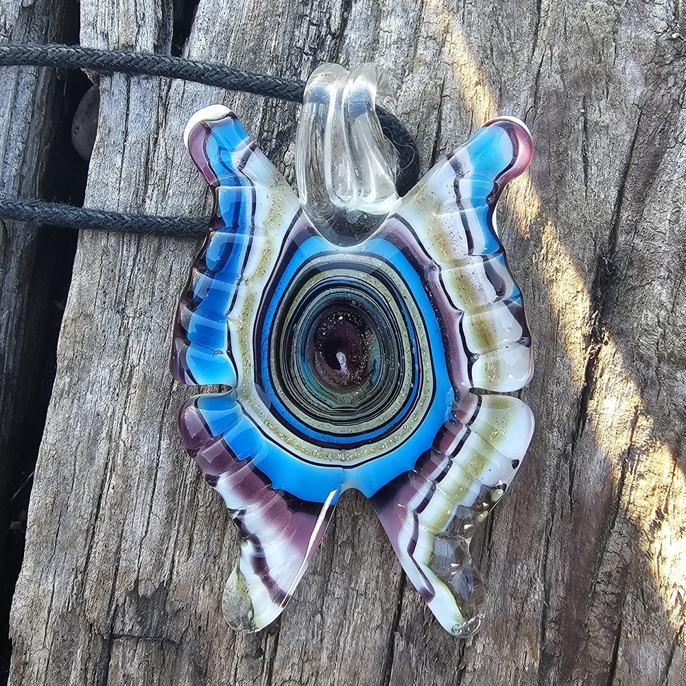 Glass Butterfly Pendant